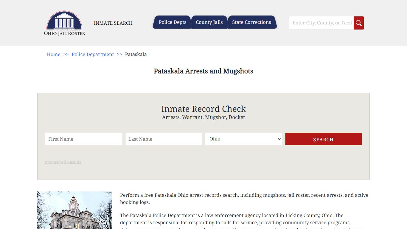 Pataskala Arrests and Mugshots - Jail Roster Search